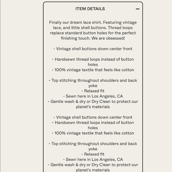 JessMeany Lace Rose Laguna Lounge Shirt - Picture 8 of 8